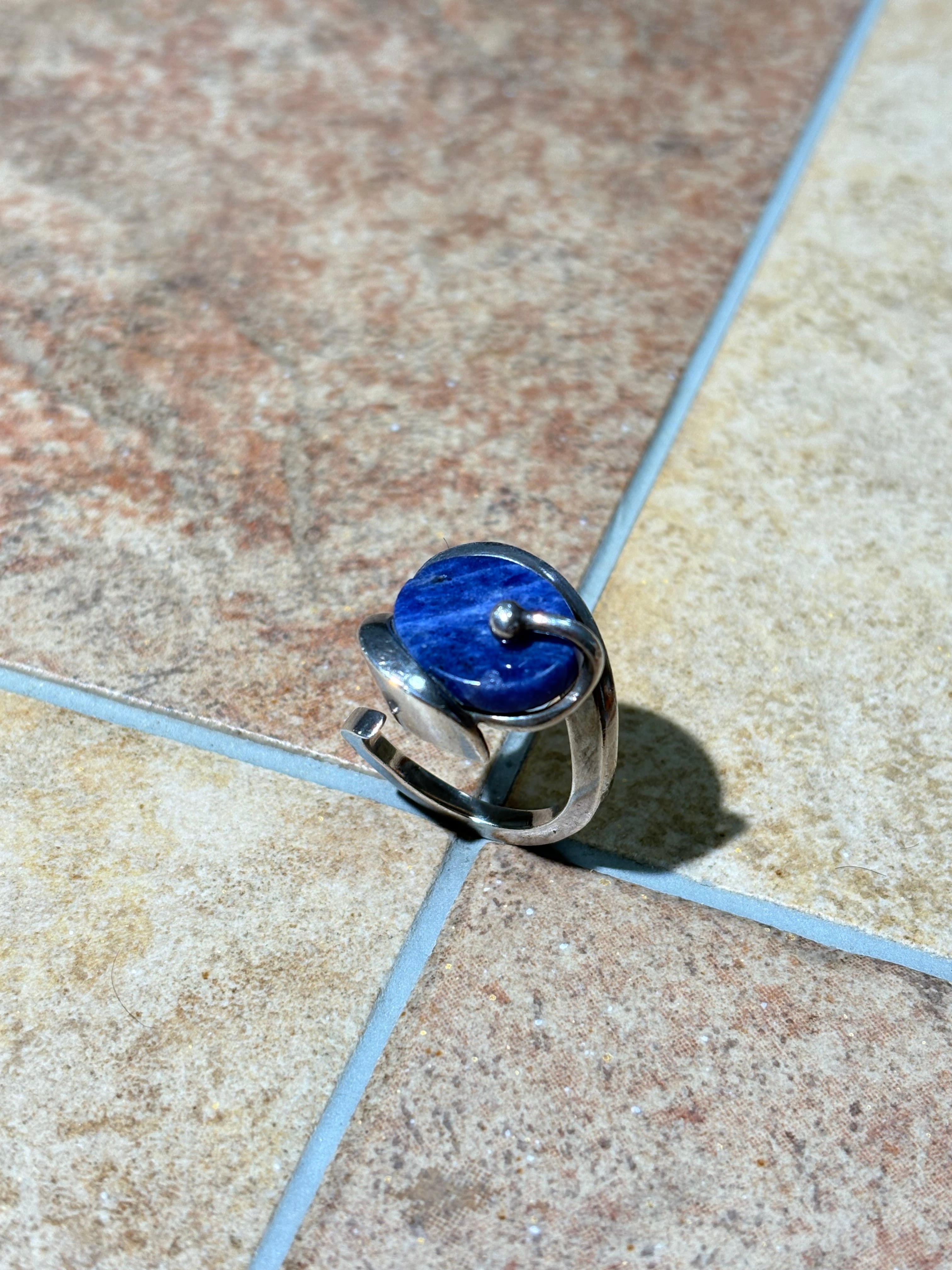 Sodalite Modernist Ring #16 -Mexico-