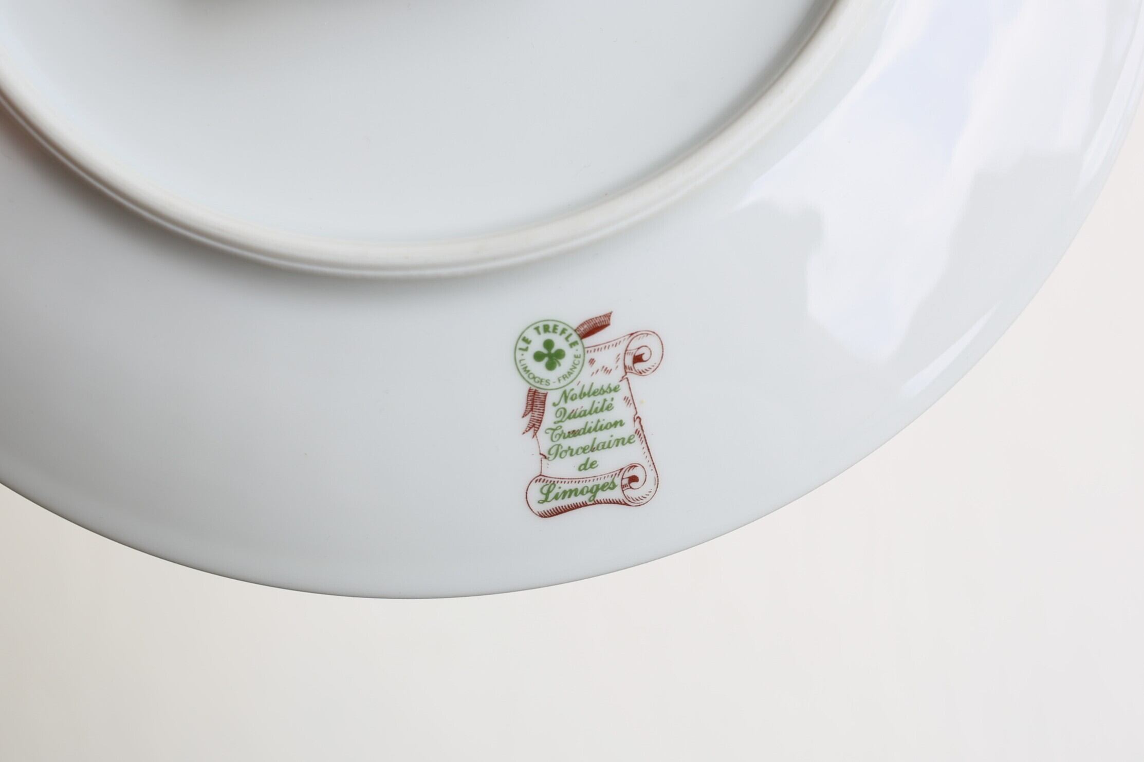 フランス アンティーク ヴィンテージ JAZ 磁器 LIMOGES プレート