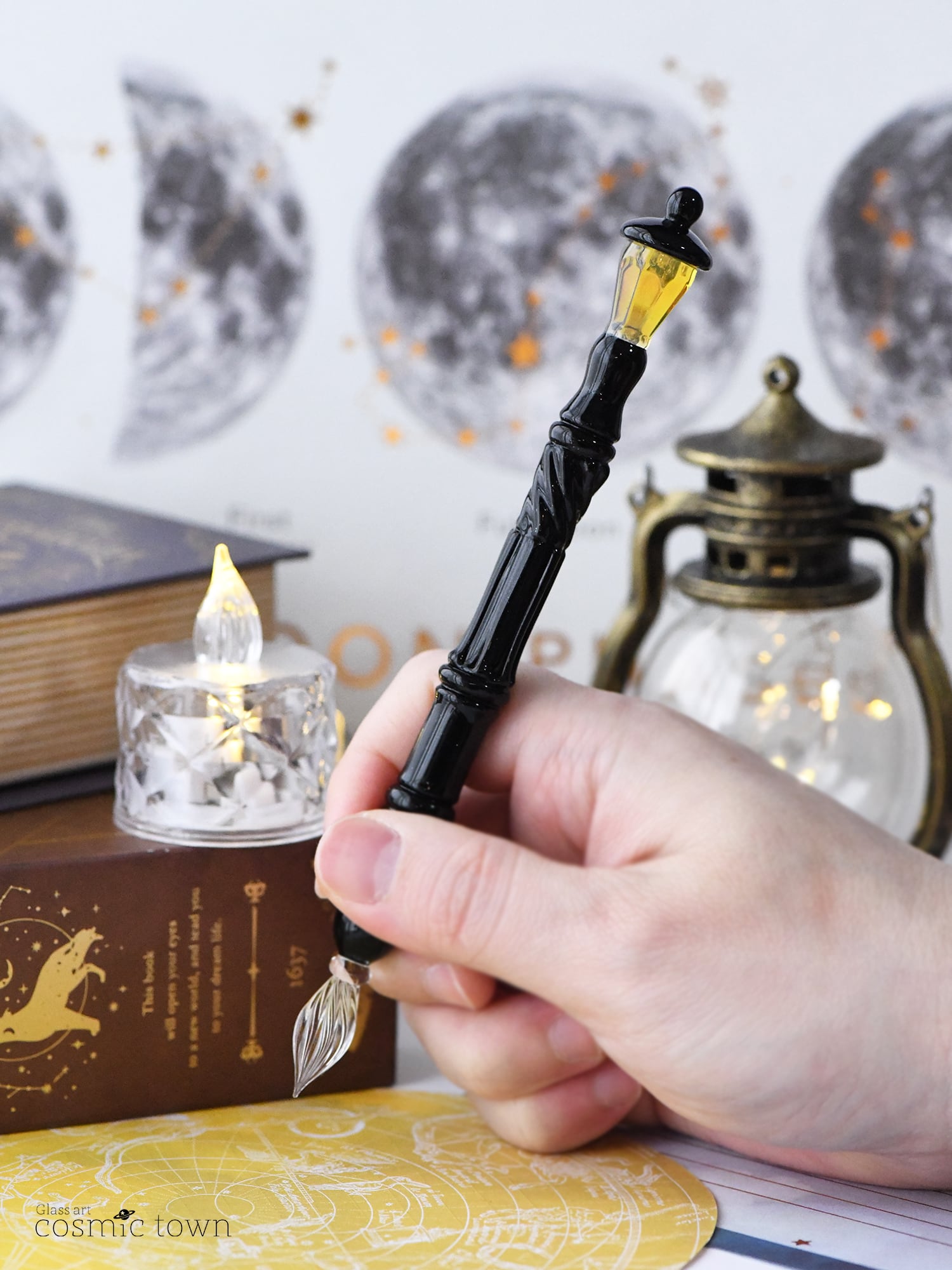 【新品未開封】　 街灯ガラスペン ボロシリケイト cosmic town 街灯ガラスペン / ボロシリケイト【cosmic town】0429-2