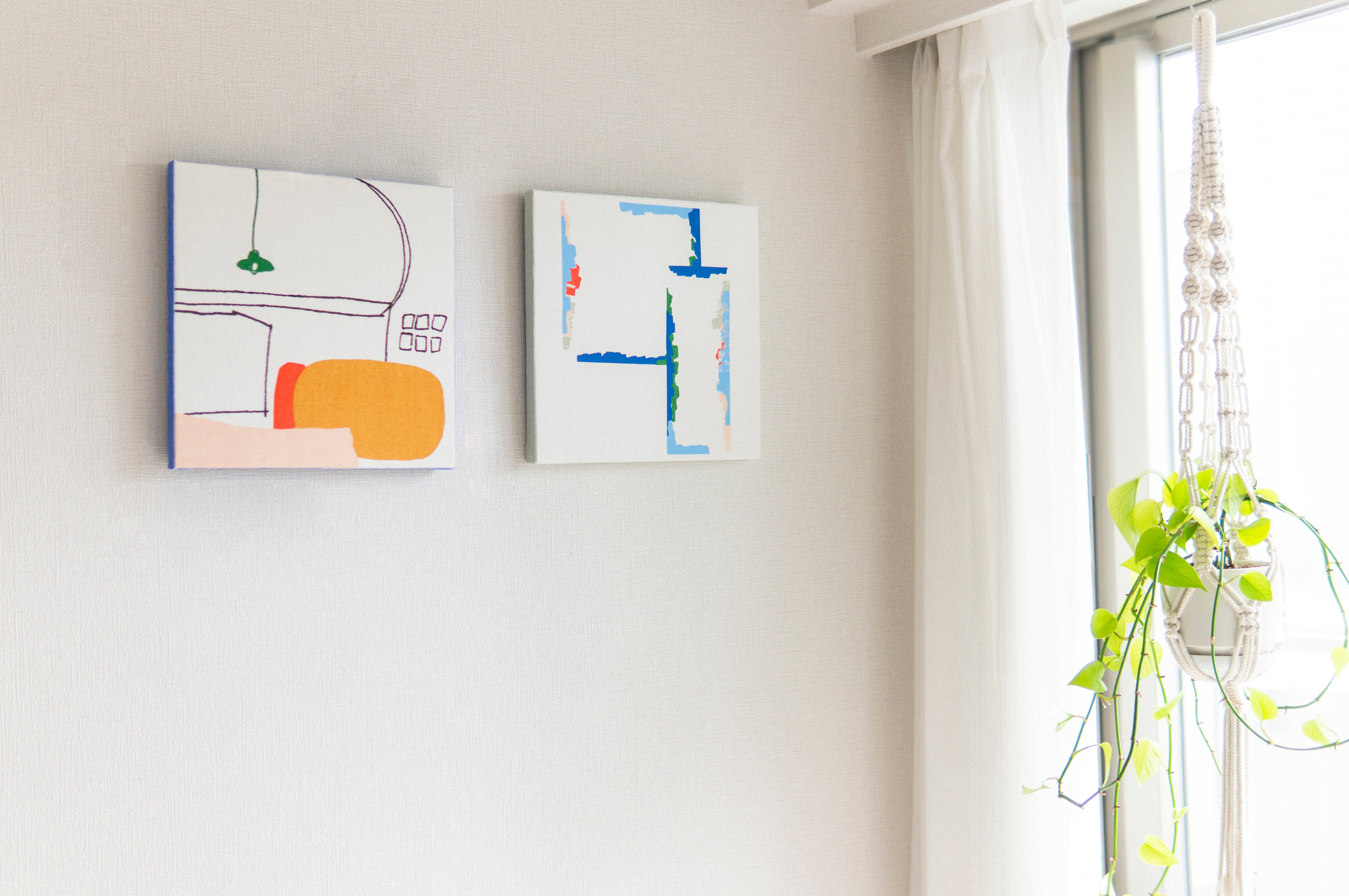 Kalappoオリジナルファブリックパネル「マチアワセ − white」 美品