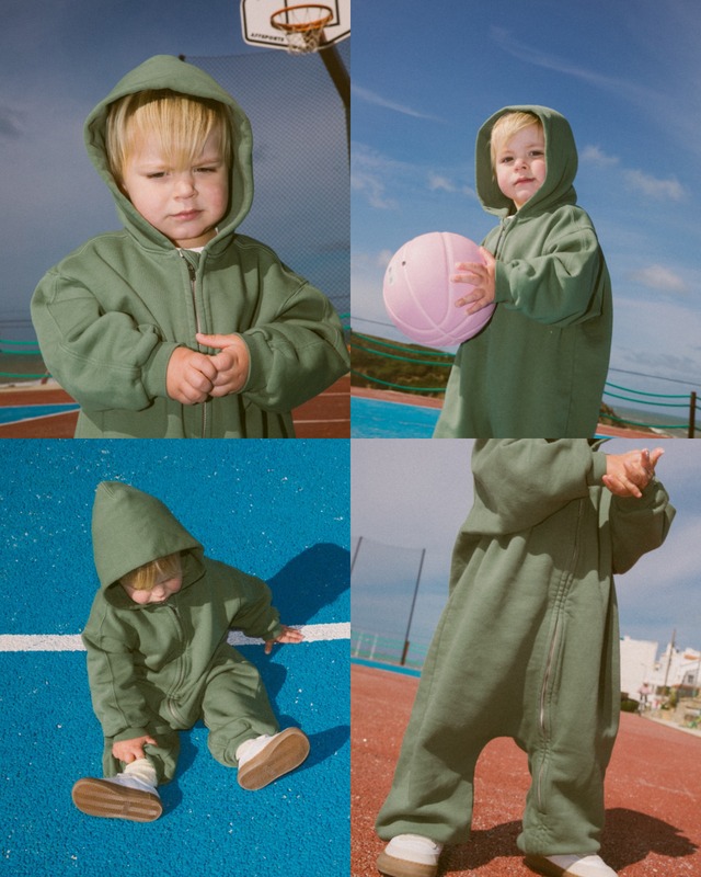《予約》EARTH THE ARCHIVE / Organic French terry suit (2color)