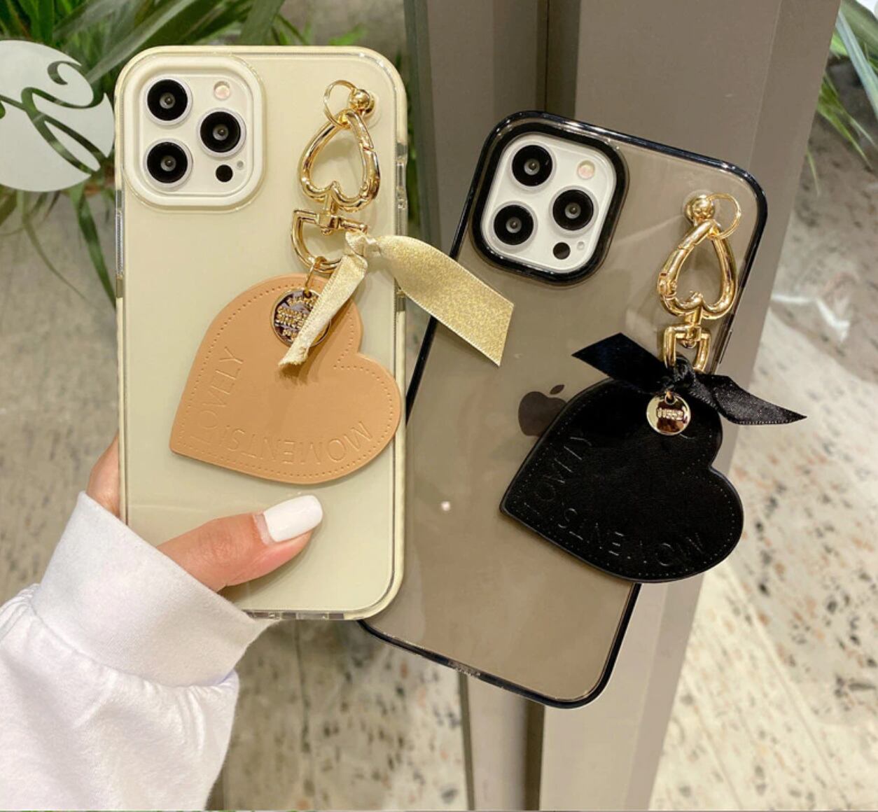 ハートチャーム付き クリア Iphoneケース チェーン ショルダー 韓国 Choice 31 レディースファッション通販 ハートチャーム付き クリア Iphoneケース チェーン ショルダー 韓国 Choice 31 レディースファッション通販