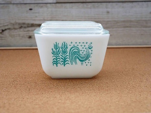 オールドパイレックス リフレジレーター/バタープリント ( S )Pyrex