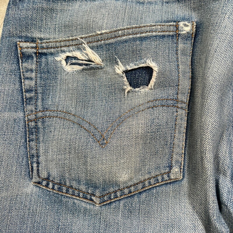 70's LEVI'S リーバイス 501 デニム 66 Big E 過渡期 刻印6 通常R