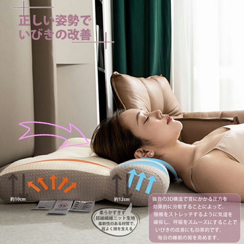 低反発まくら　脳呼吸枕　カバー付き 低反発まくら 脳呼吸枕 カバー付き 徹底比較】いびき防止枕の