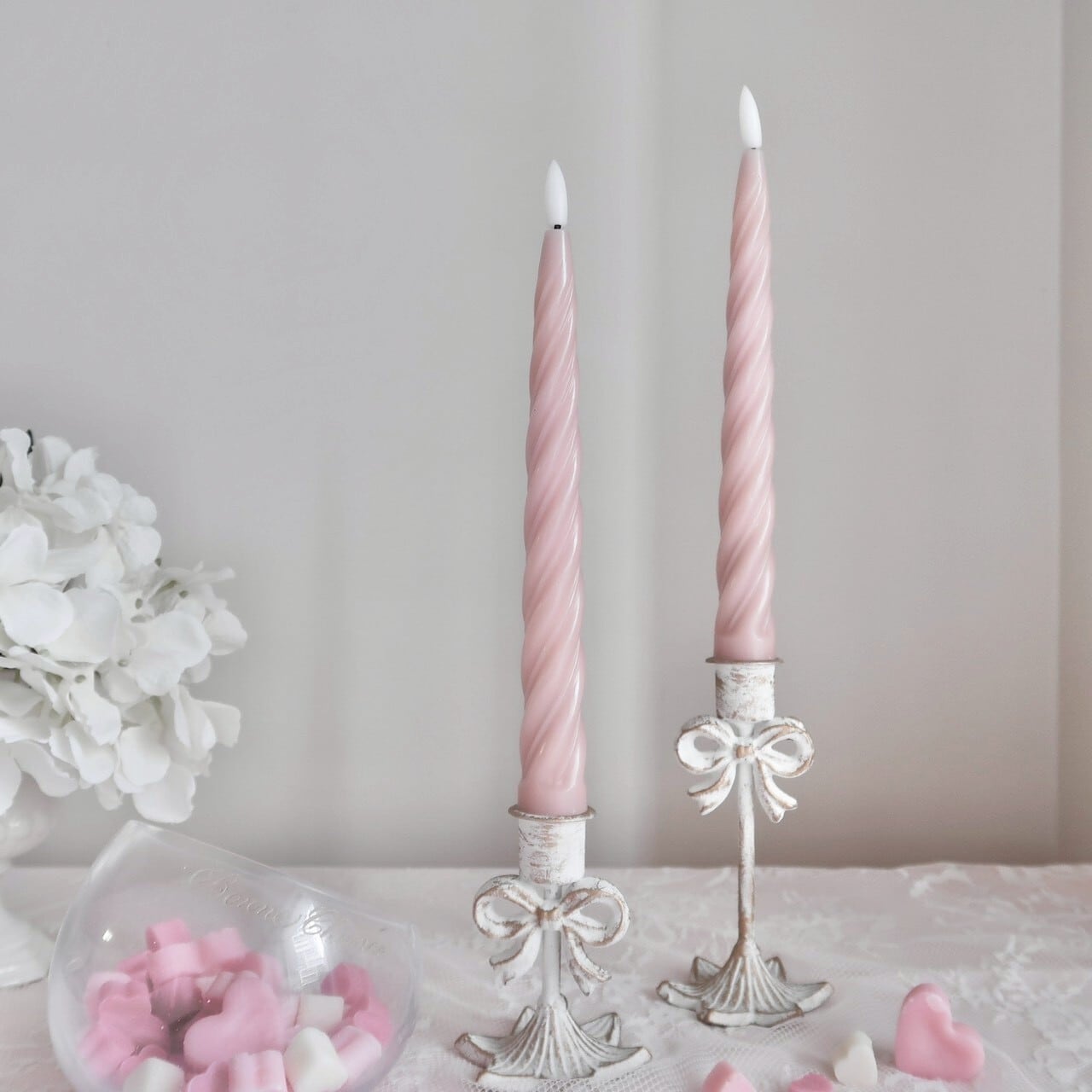 Ribbon candle holder / リボンキャンドルホルダー S | BONNE CHANCE