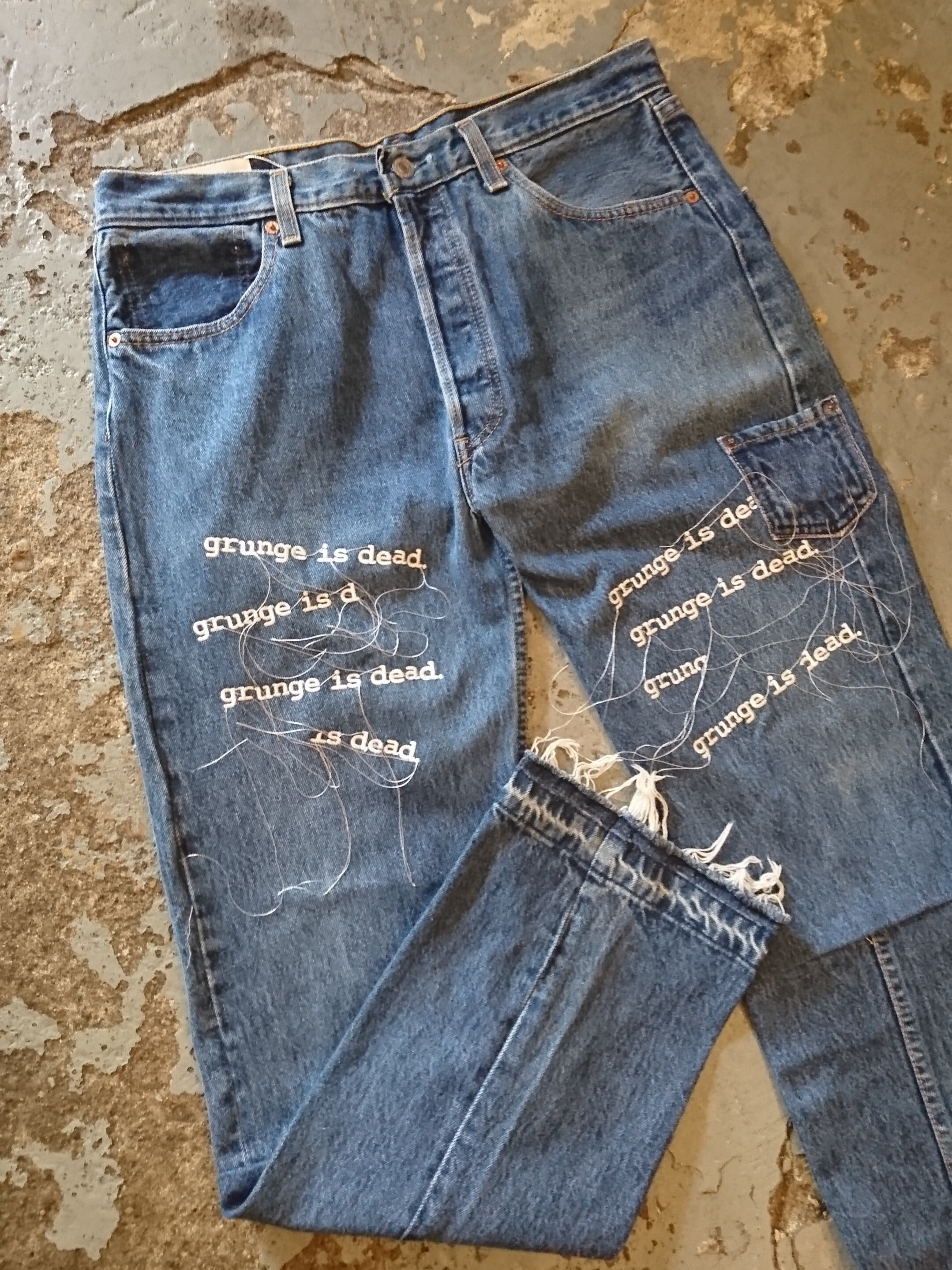 BOWWOW "TWISTED" REMAKE DENIM PANTS