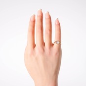 【7号】ムーンストーン リング（プチ）