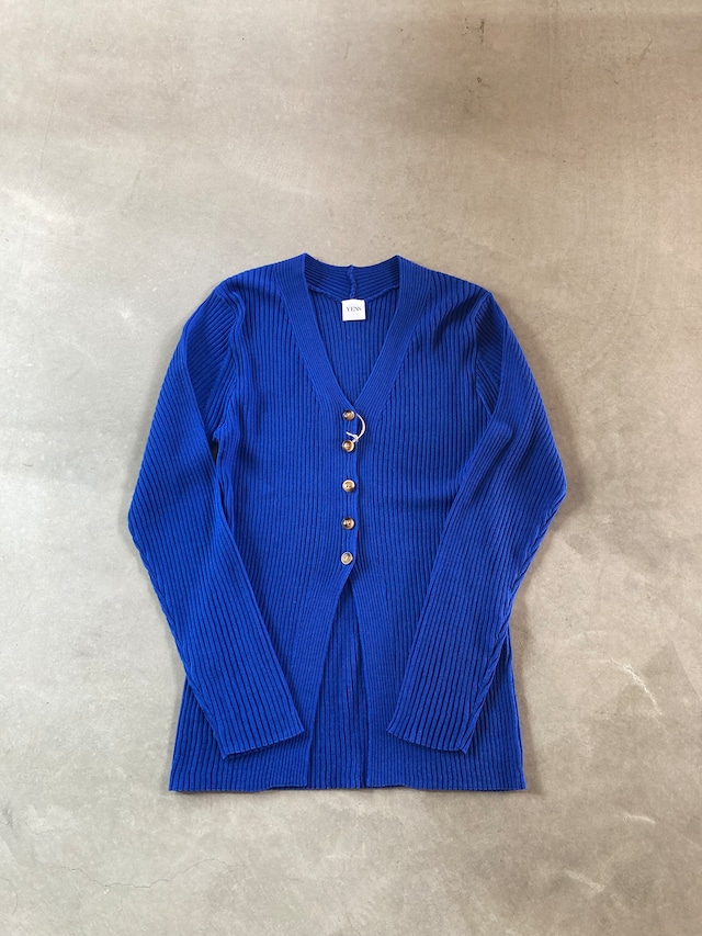 YENN【RIB KNIT CARDIGAN】