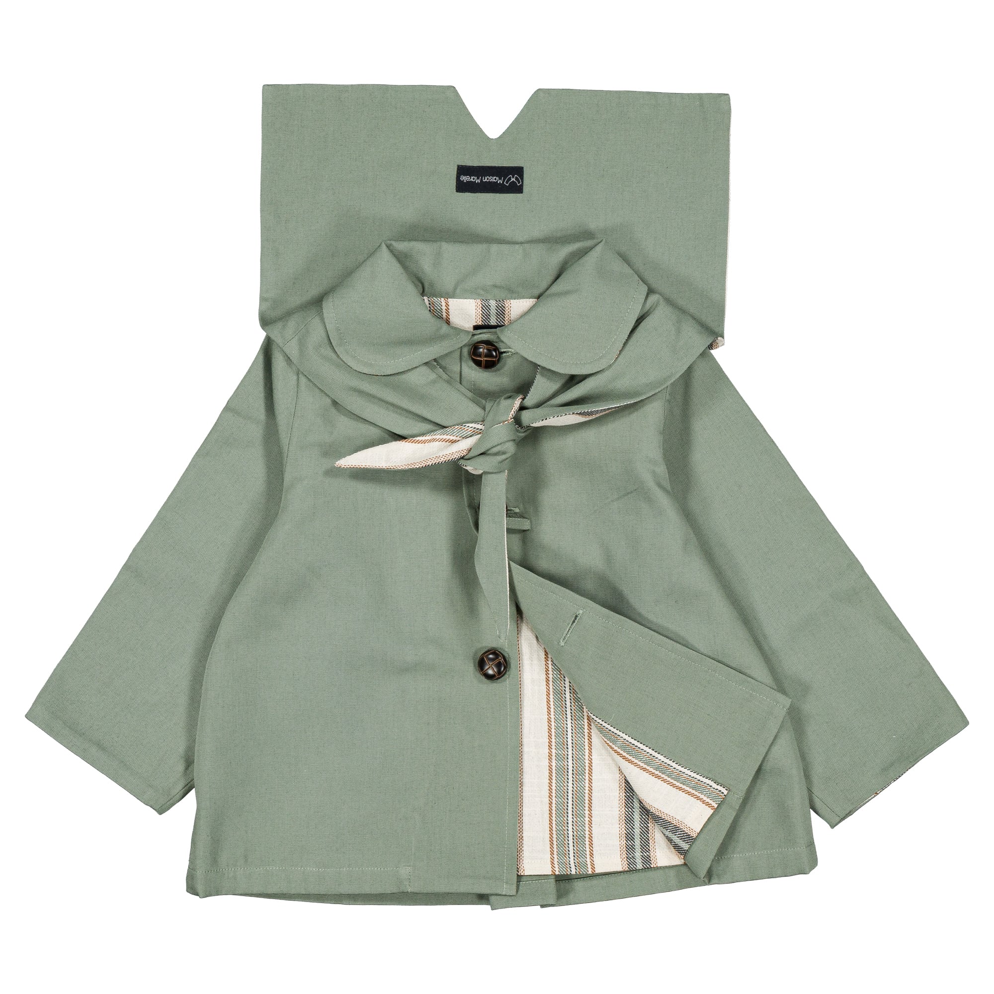 予約【Maison Marelle】jacket VOLTAIRE- celadon green / 18M~5Y / 6月上旬以降入荷