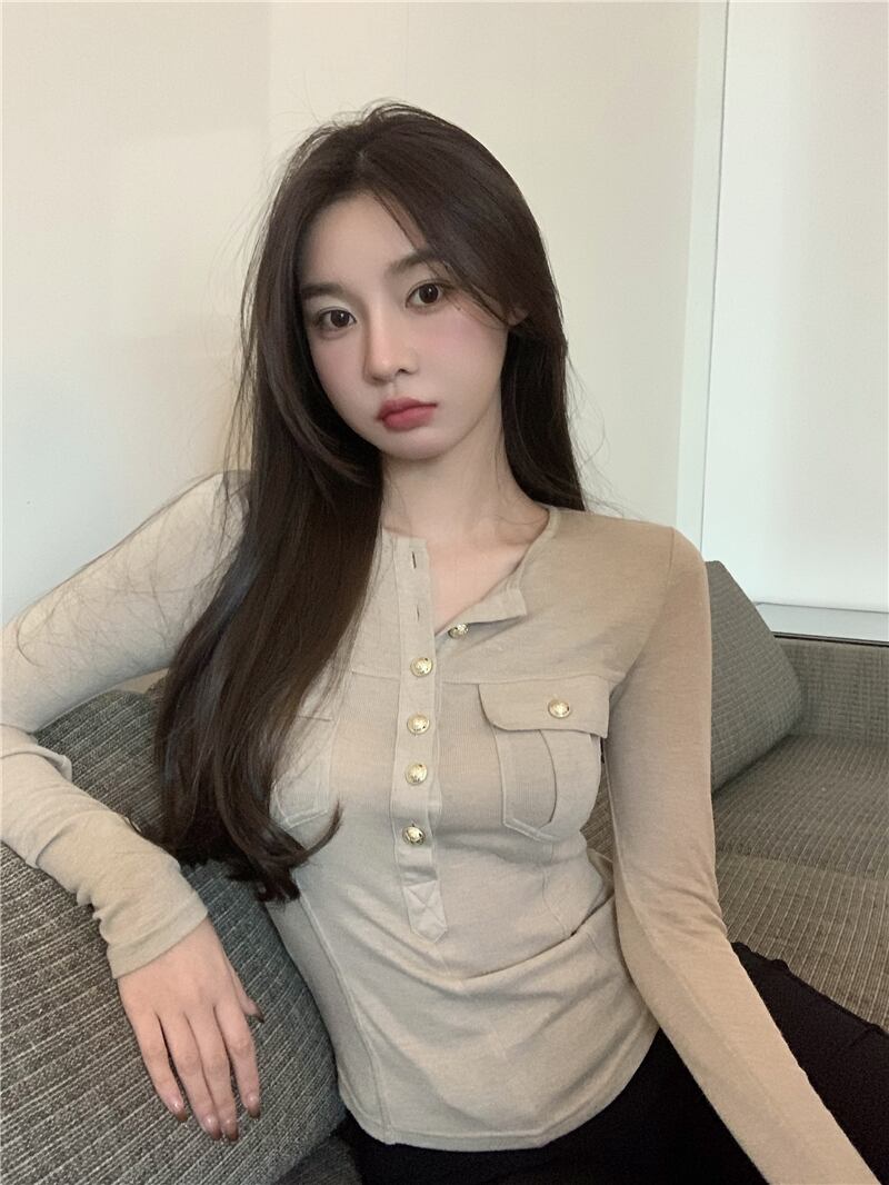 Tシャツ オータムトップス ロング 秋物 ブラックストロベリース6628181067