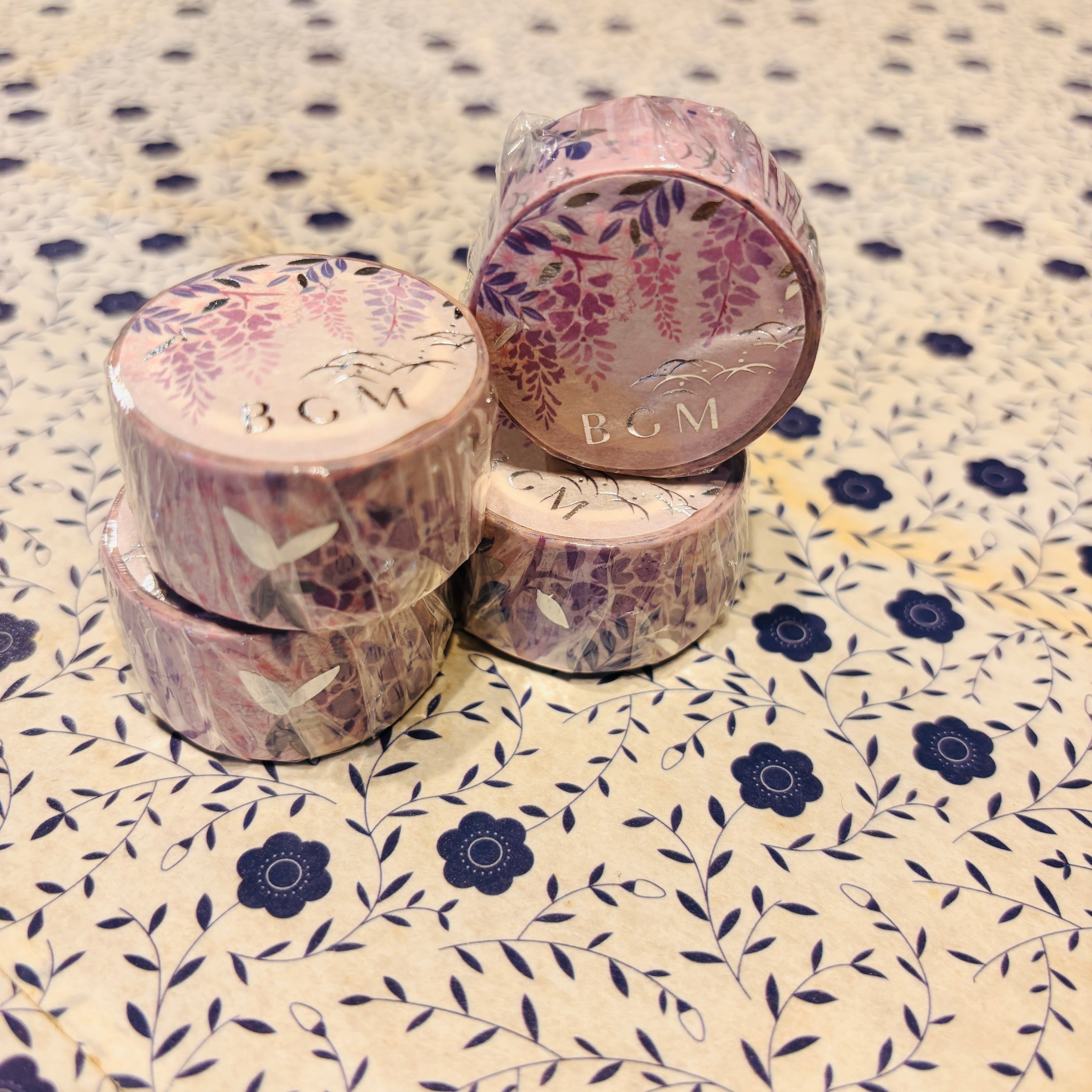 限定品】BGM 2026年桜限定・箔押し 桜sweets フレークシール BG21