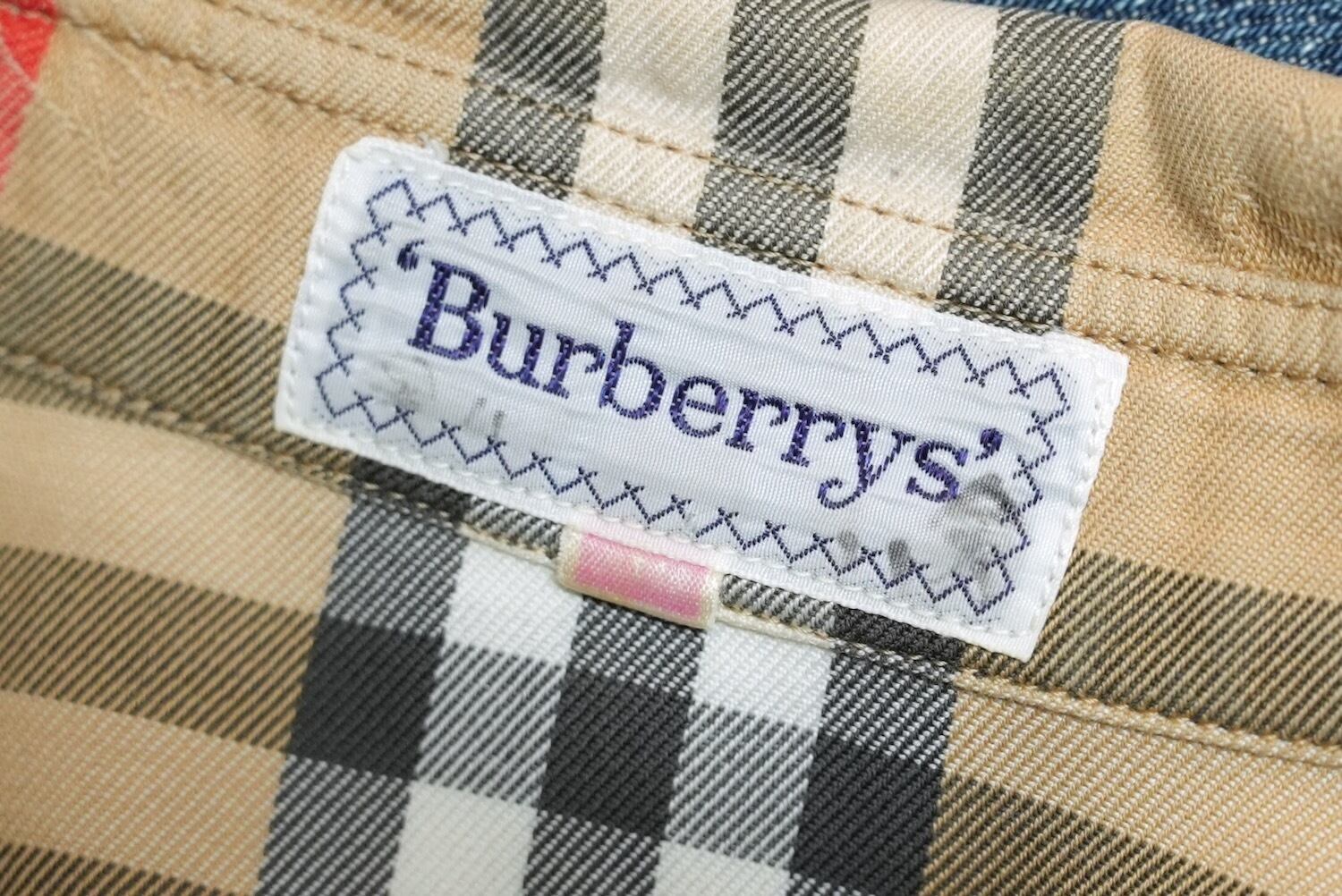 4148 Burberrys ヴィンテージバーバリー ノバチェック 長袖シャツ