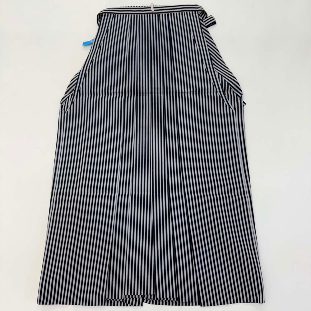 袴 行灯袴 男袴 紐下丈89cm 男性用袴 Lサイズ 紋付 成人式袴 縞 中古 4823