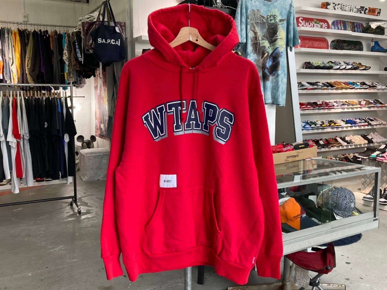 WTAPS DAWN DESIGN HOODED NAVY Lサイズ