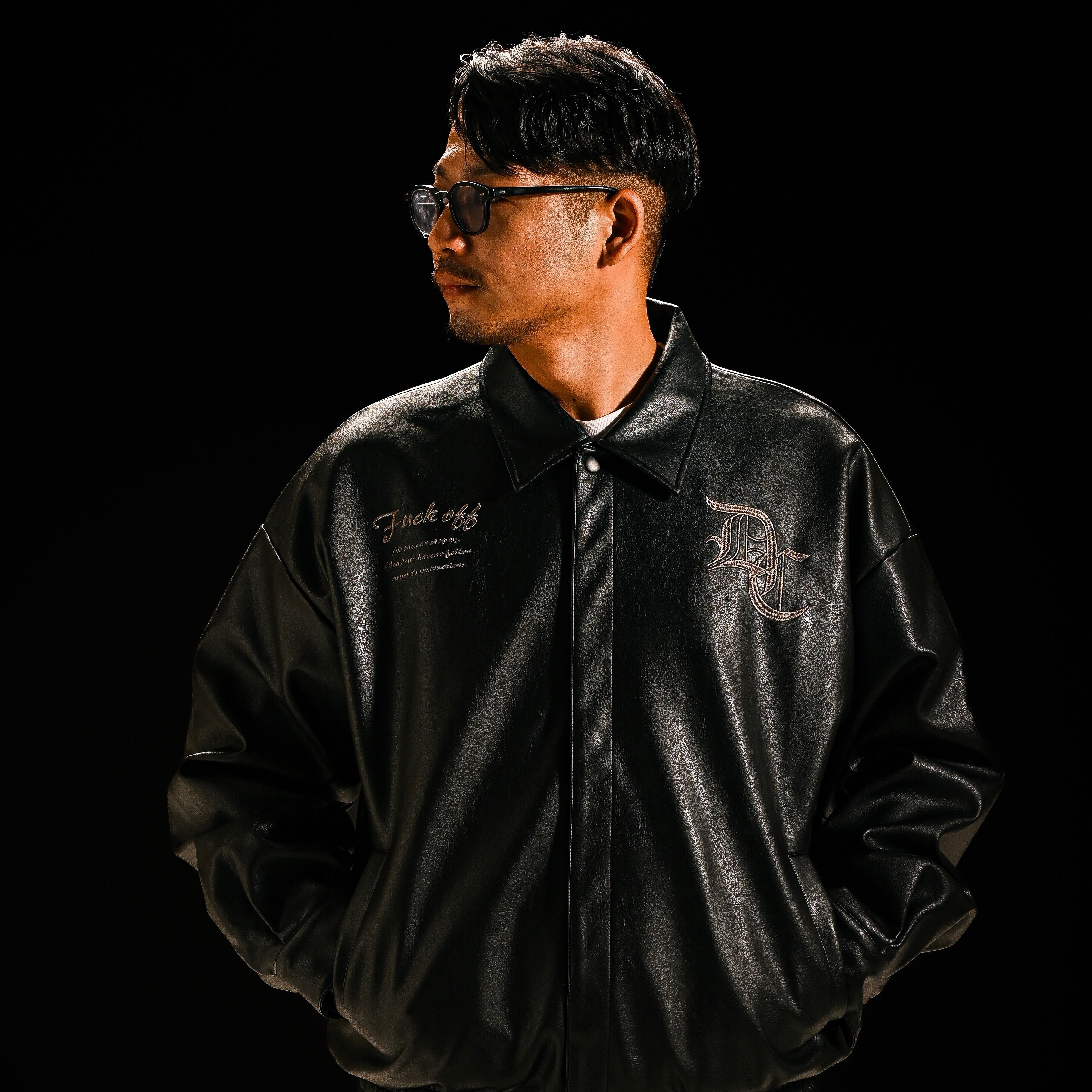 BADASS LEATHER STADIUM JUMPER | DALL