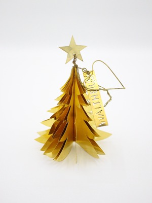 WALTHER & Co. Christmas tree, goldstar