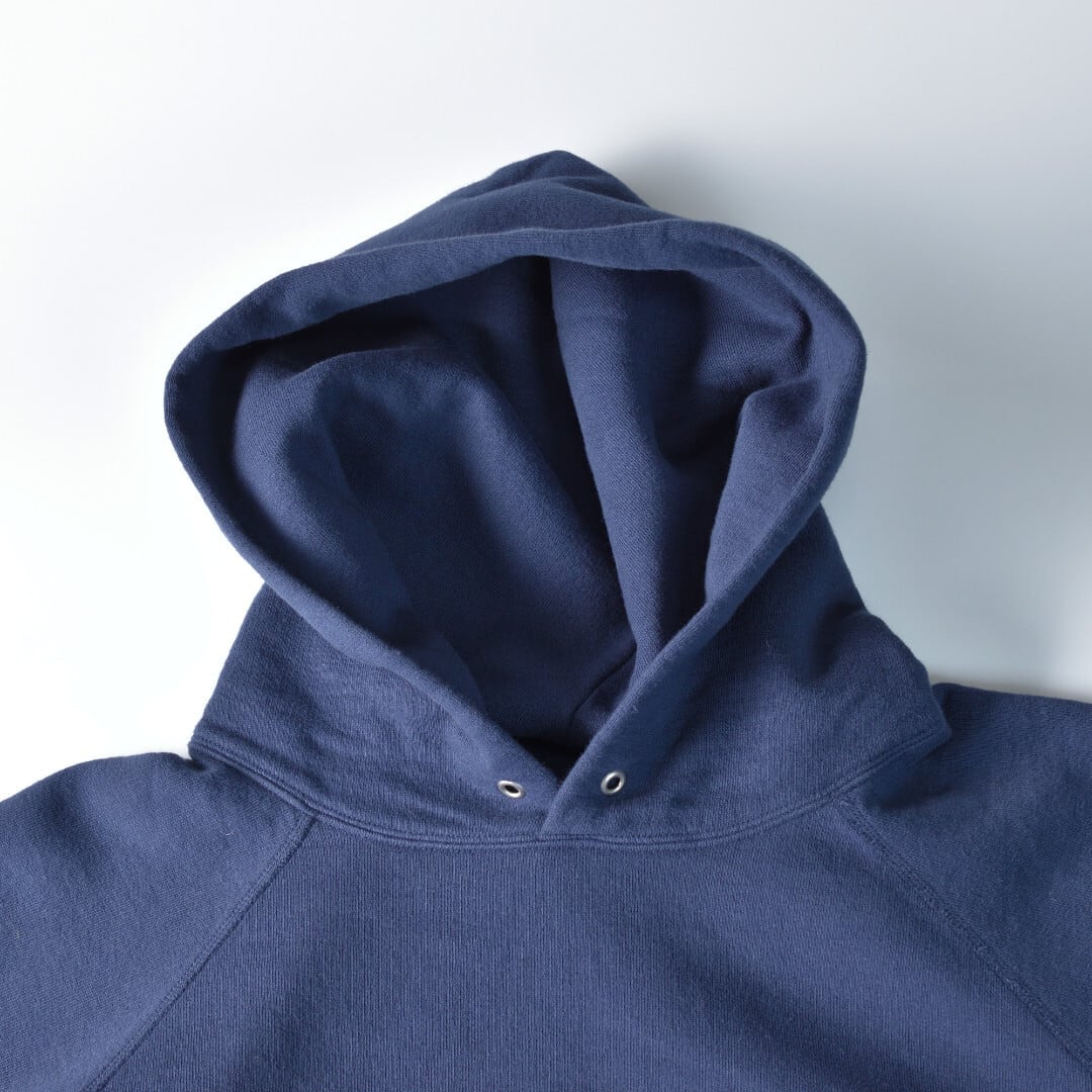 ★美品★快晴堂★裏起毛パーカー★フランスロゴ★ネイビー★ 快晴堂 - ☆美品☆快晴堂☆裏起毛パーカー☆フランスロゴ☆ネイビー