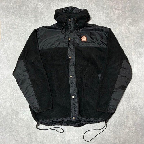 SATAN ARBEIT OUTDOOR GSSA フリースジャケット ブラック