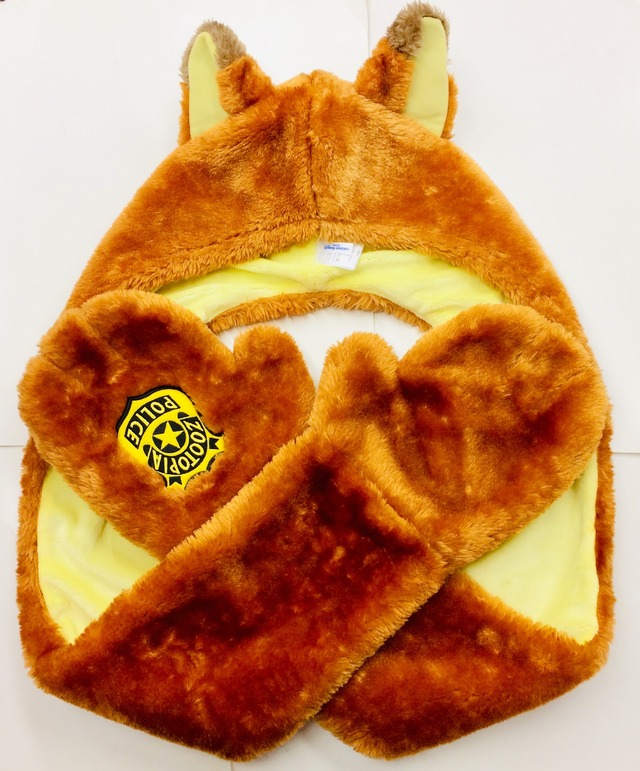 B105 東京ディズニーリゾート ズートピア ニック ワイルド マフラー Topboyccc