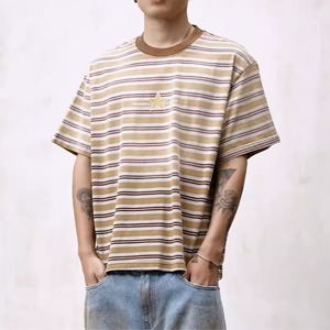 【DRIP4750】RMD Multi Stripe Logo Print Tee