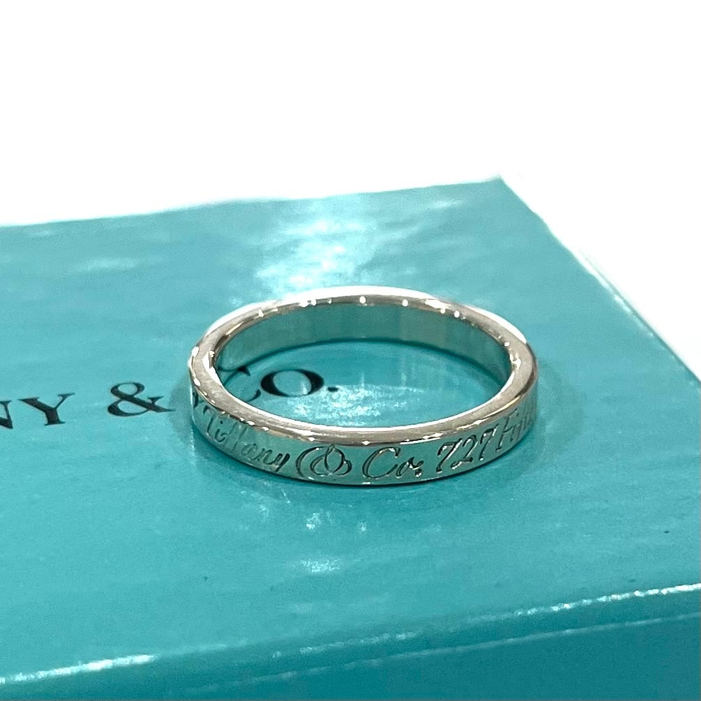 TIFFANY＆CO】【10号】2390 ティファニーaddressナローリング 指輪