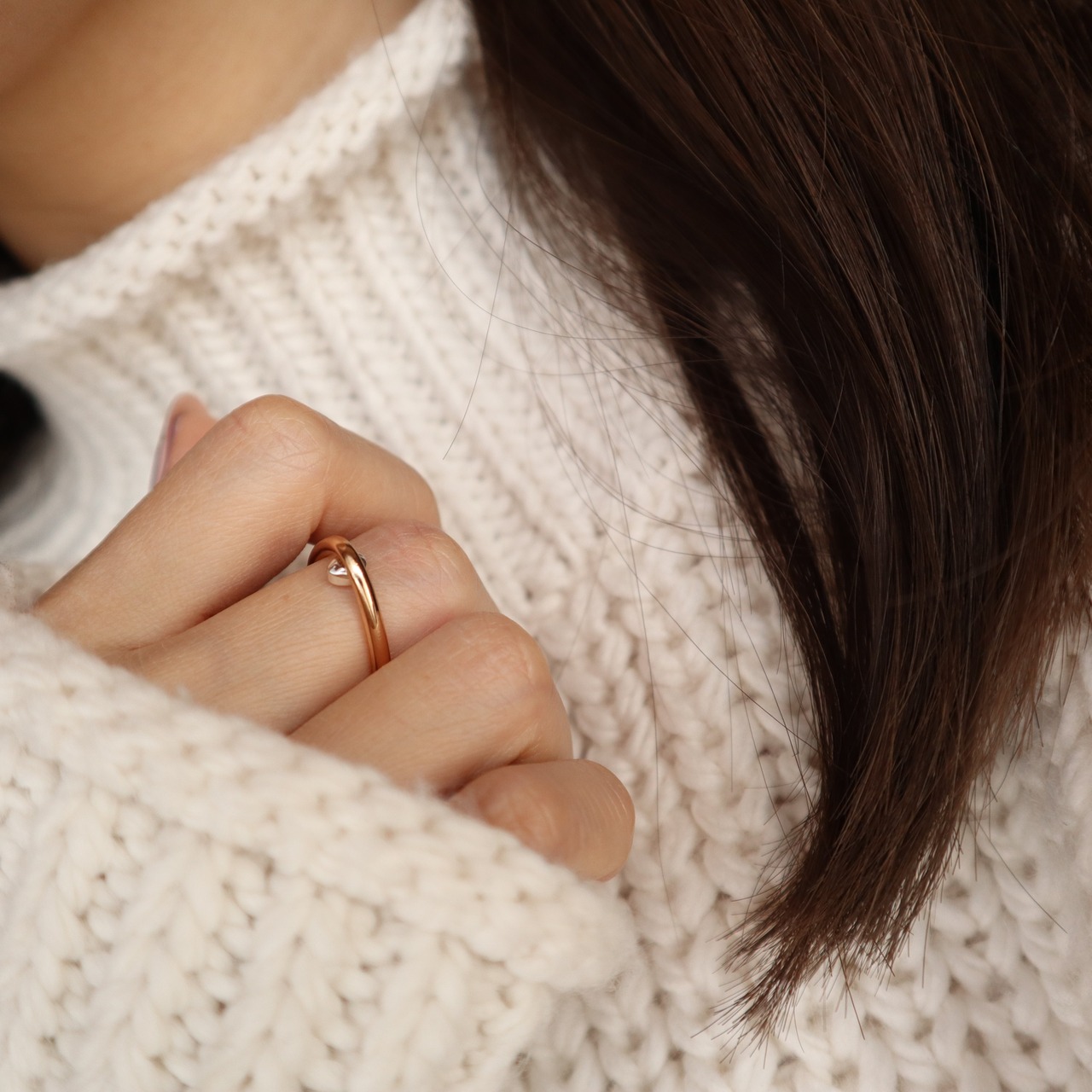 282R　mixカラーオーバルリング ★ SixTONES京本大我さん SnowMan阿部亮平さん着用