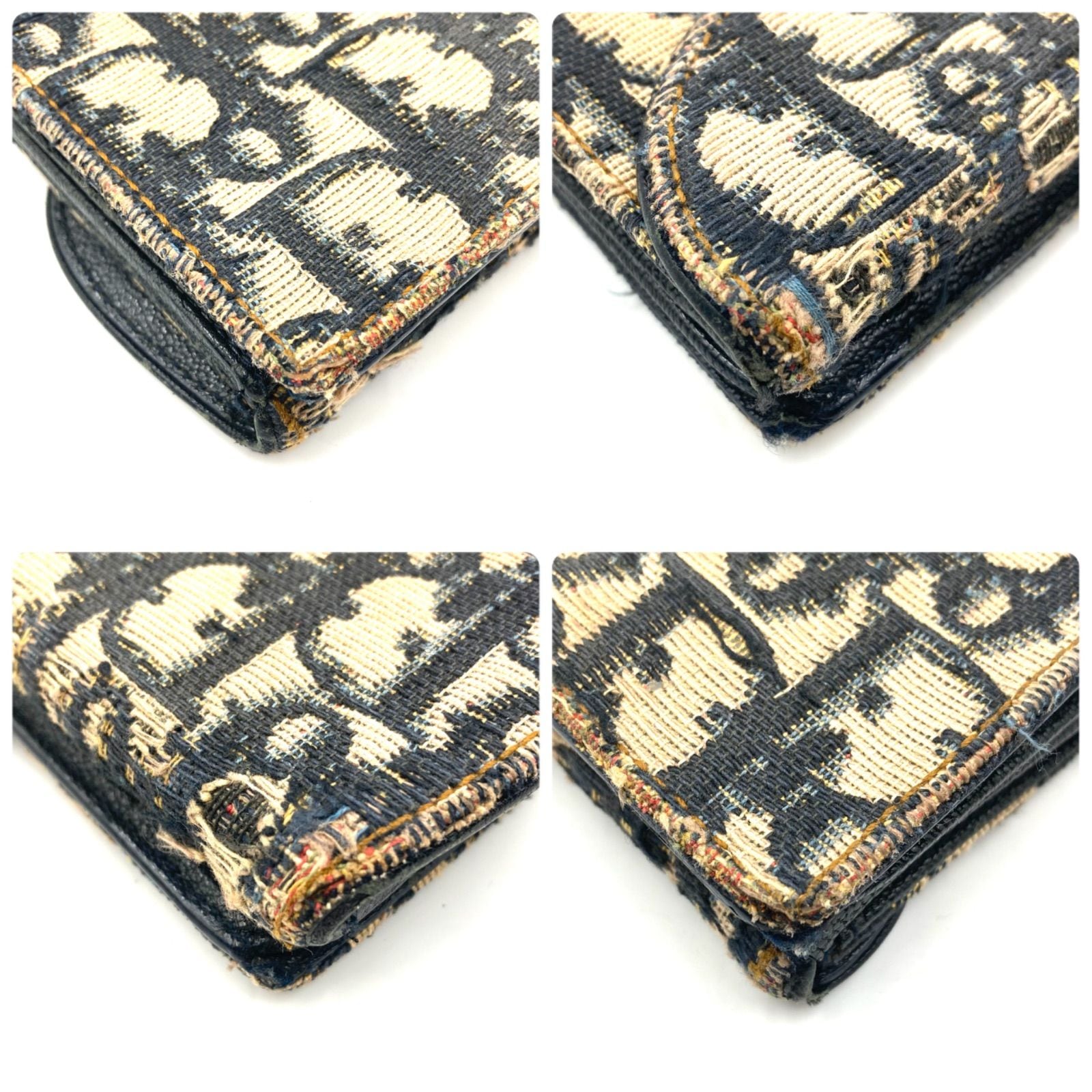 Christian Dior クリスチャンディオール サドル トロッター 三つ折り長