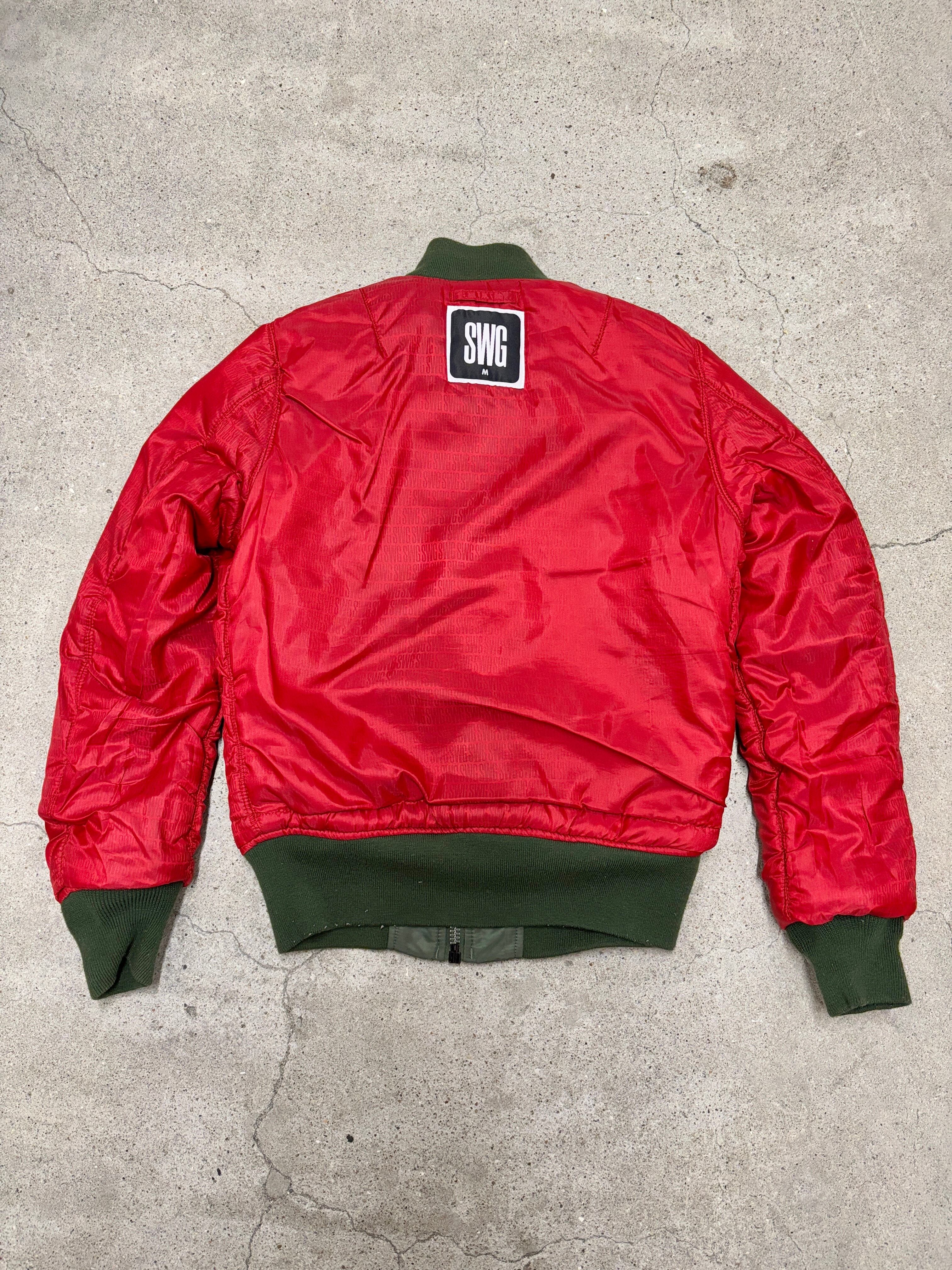 SWAGGER × ALPHA/MA-1/Flight Jacket/M/フライトジャケット/ボンバ