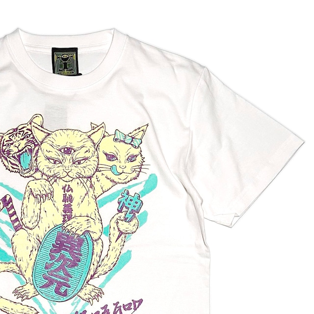 神眼芸術『Lucky cat』T-shirt