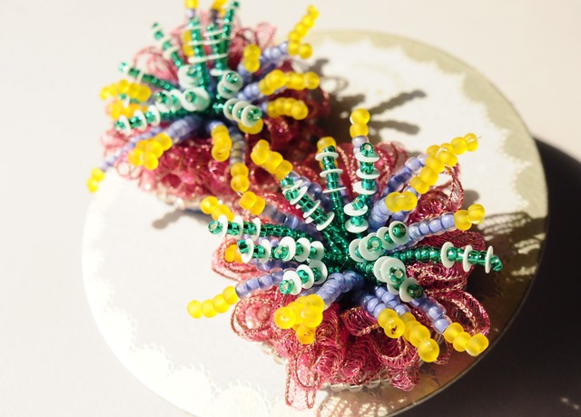 ＜ Sisi ＞『 流れ、揺れ、咲く 』サージカルステンレスピアス