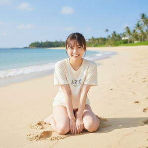 GO GO WONDERFUL WORLD!-Tシャツ・レディース(バニラホワイト)