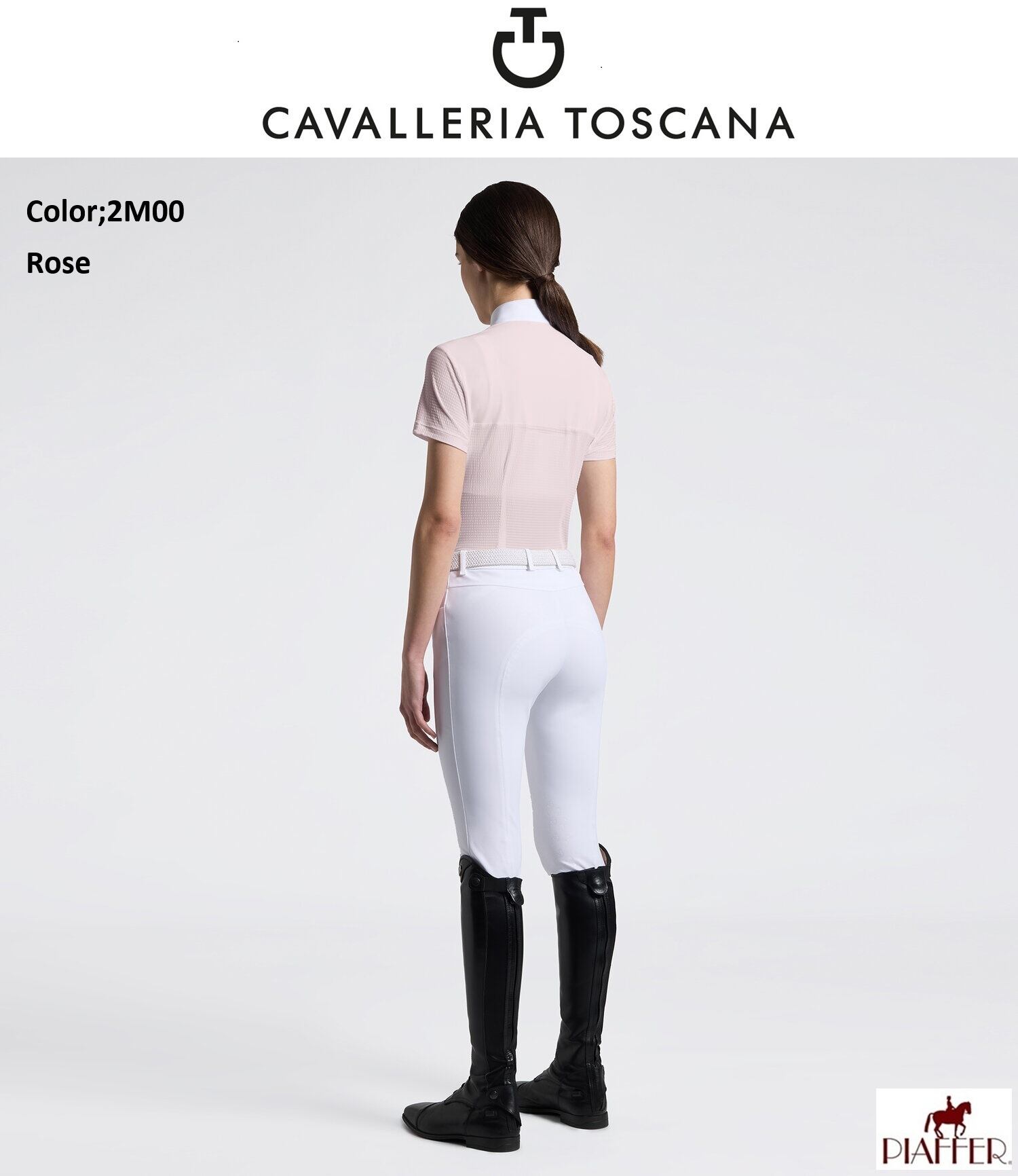 CavalleriaToscanaレディスSSシャツ CAD299JE240 | 乗馬用品