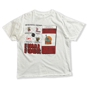 1996 NCAA FINAL FOUR Printed T-Shirt. LOGO7