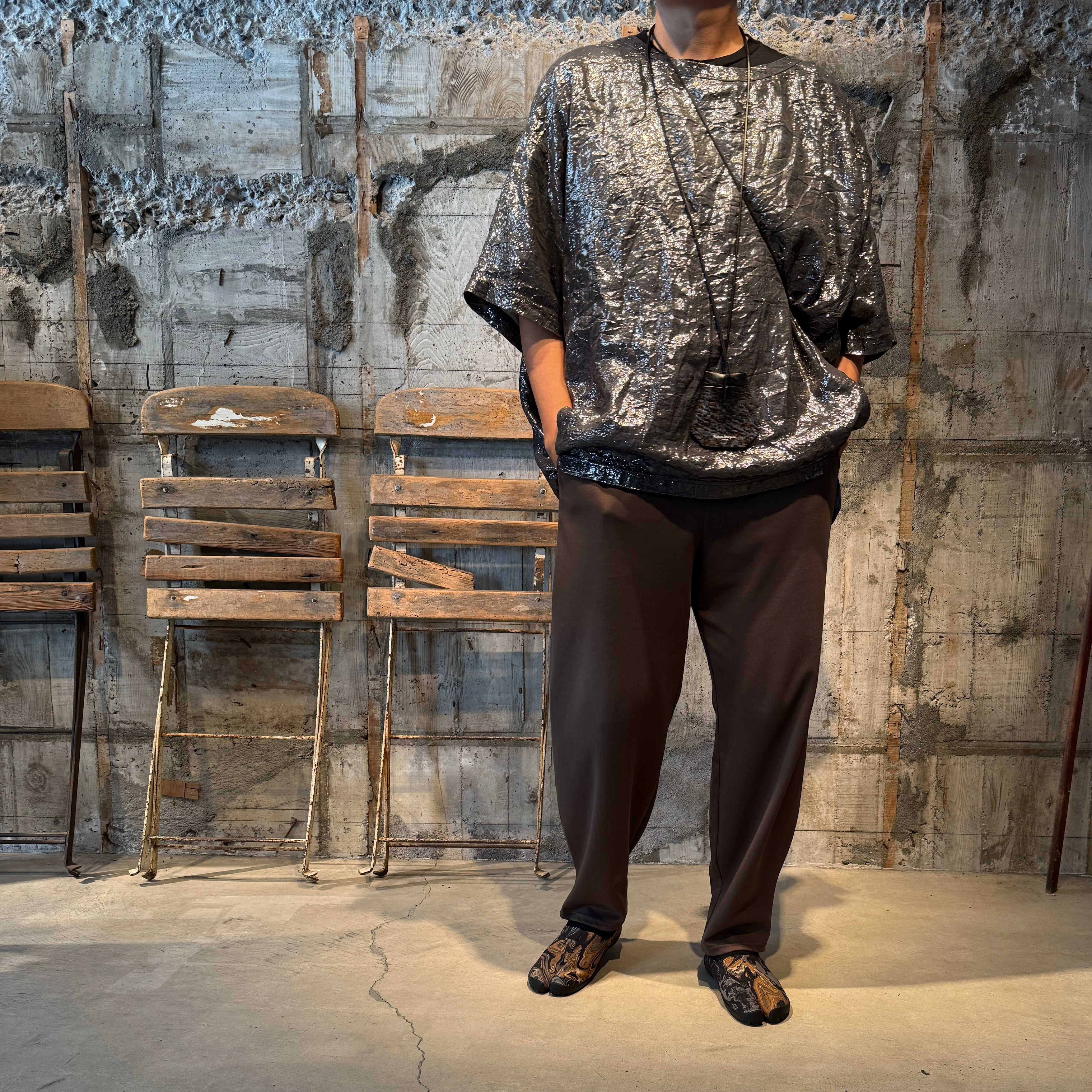 pas deux pareils パ ドゥ パレイユ 京都マーブル アロハシャツ Pas