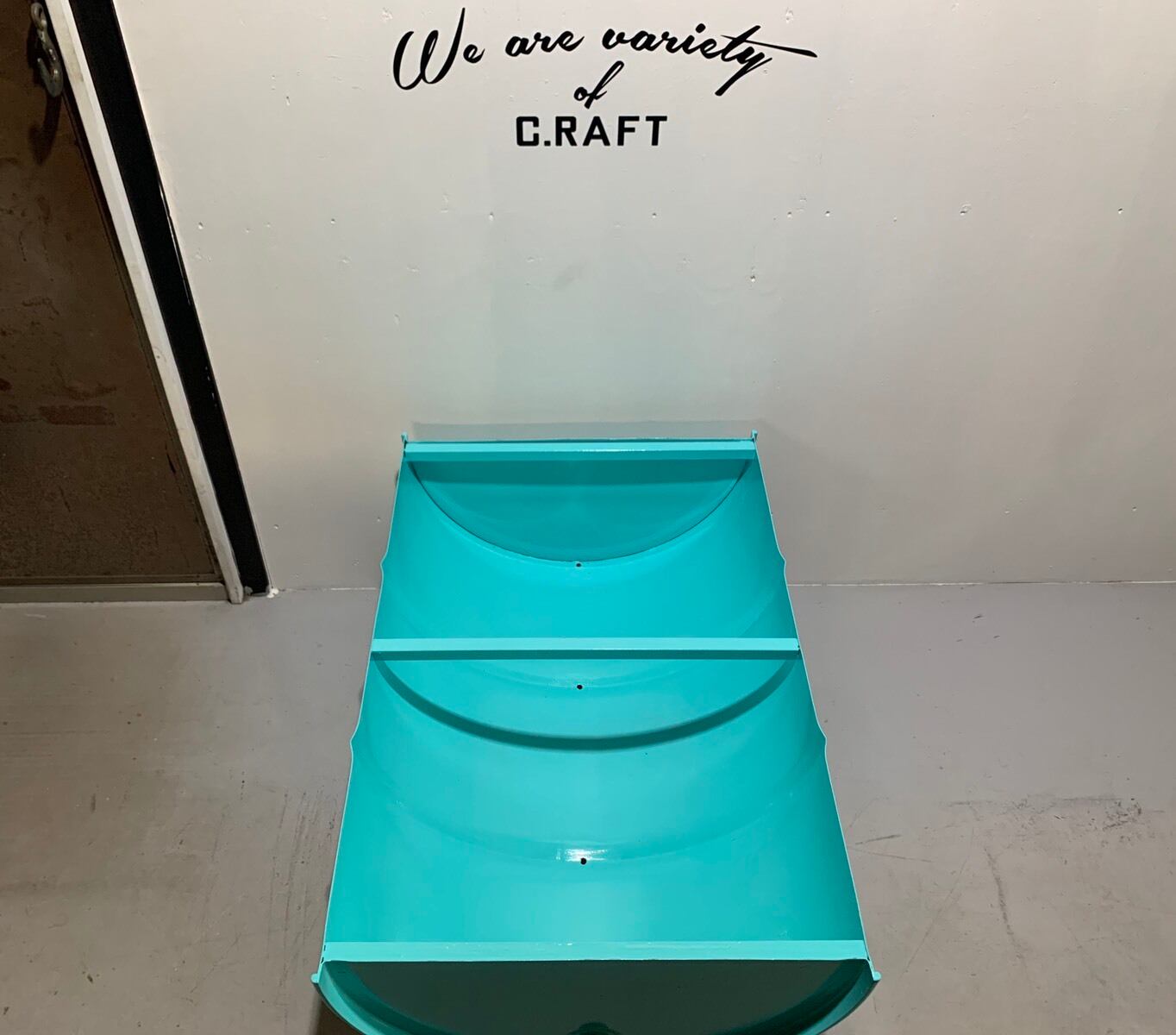 天板ウッド仕様］ドラム缶リメイク テーブル アメリカン