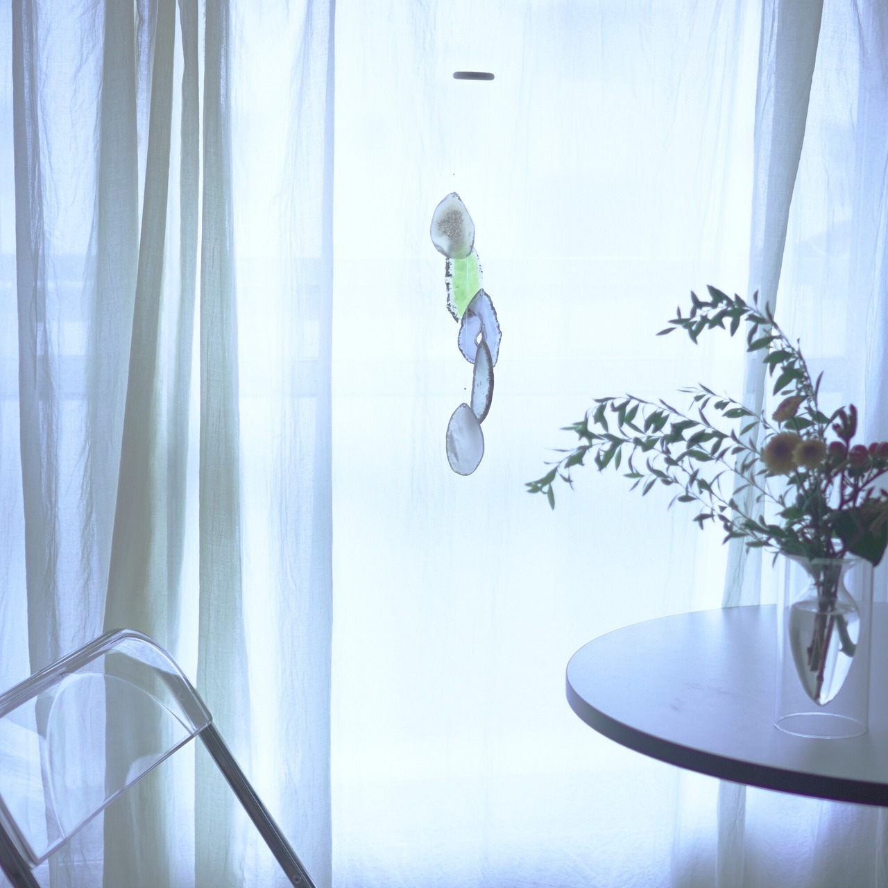 Haze - アゲートヒーリングチャイム / Agate Sun Catcher Wind Chime 044