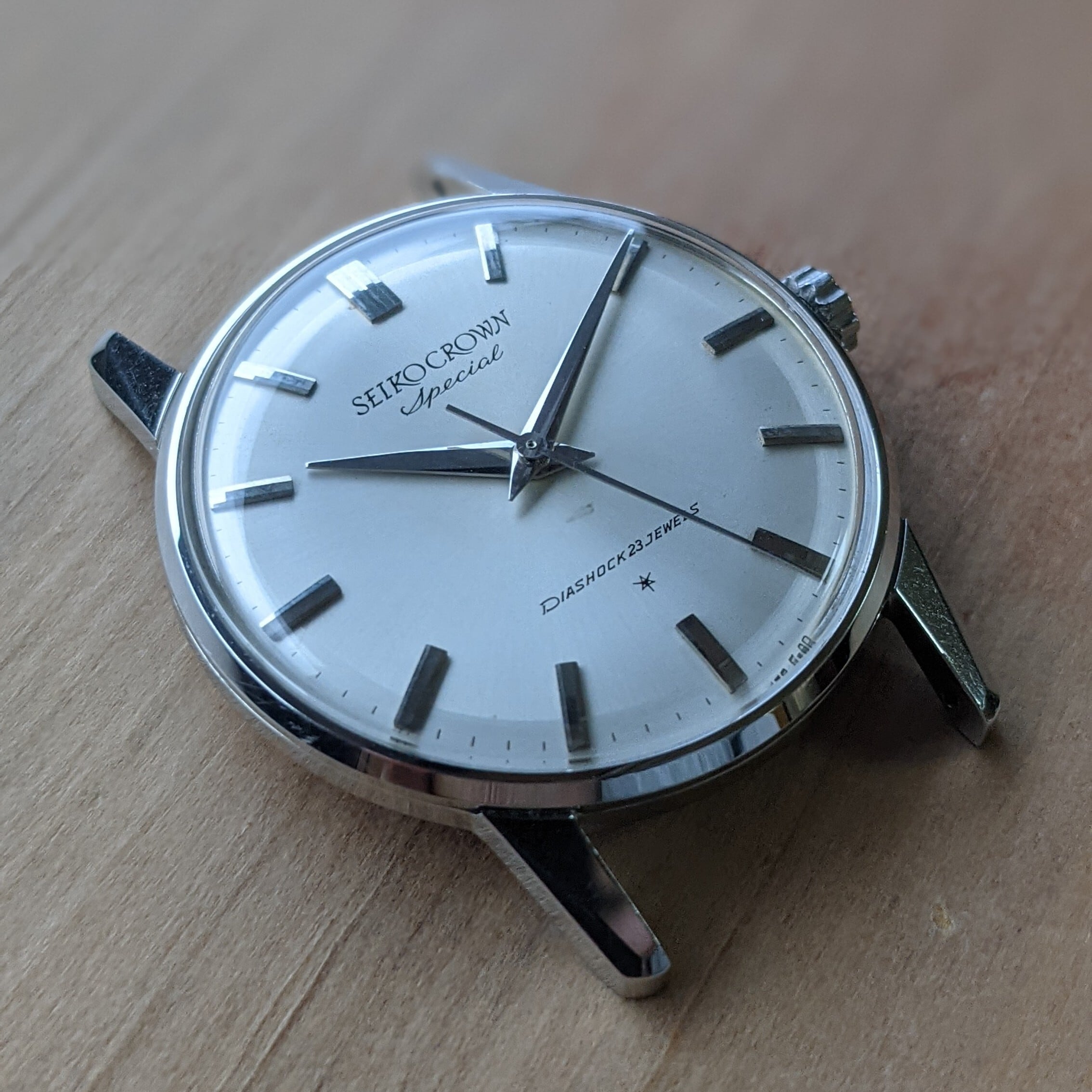 SEIKO 手巻き時計 Seiko crown スペシャル　ジャンク　不動 セイコー クラウンスペシャル SD文字盤 金張り 23石 手巻き SEIKO