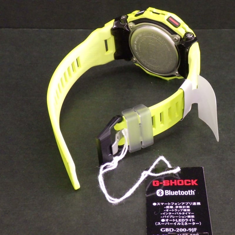 カシオ G-SHOCK GBD-200-9JF イエロー [20気圧防水 歩数・カロリー