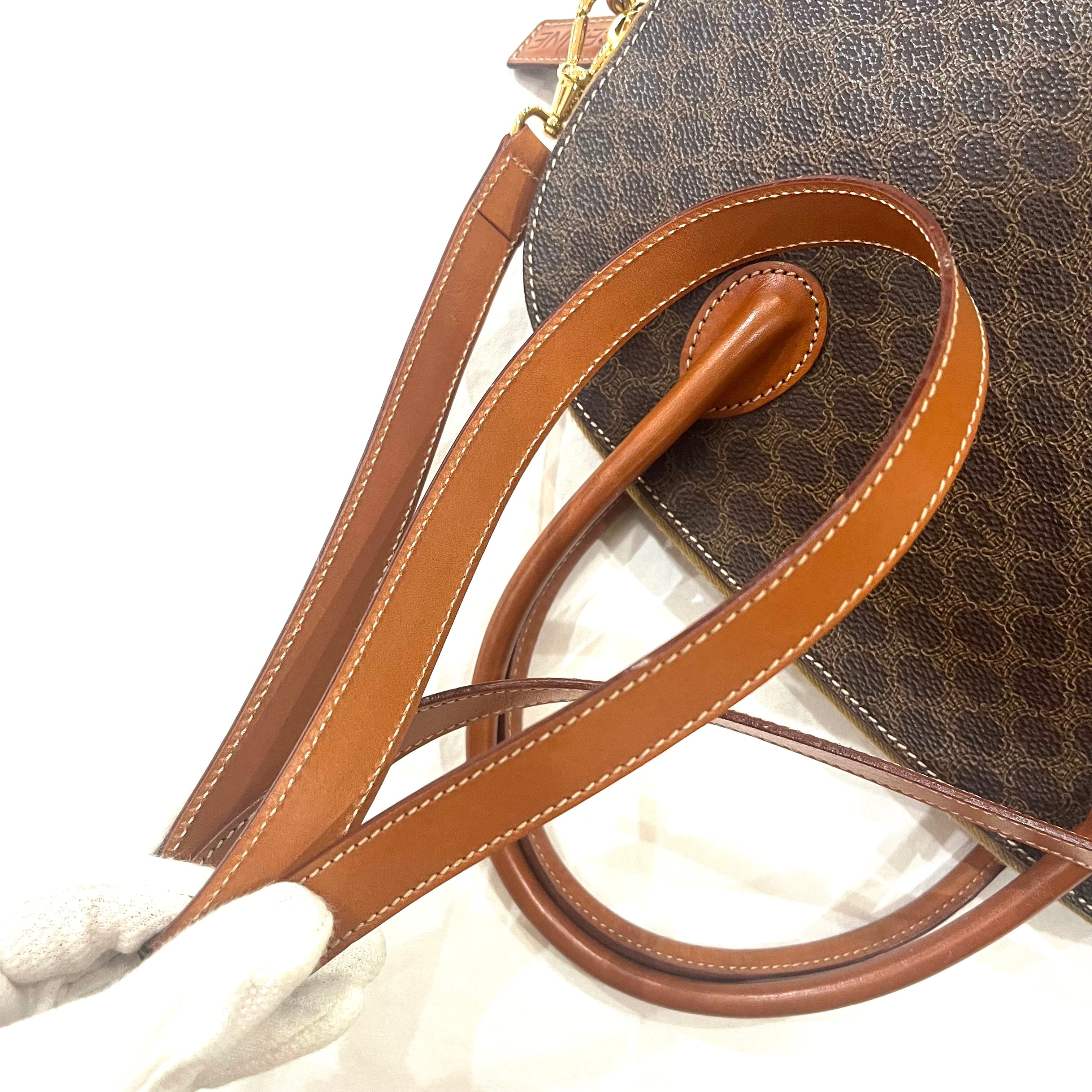 CELINE セリーヌ ハンドバッグ マカダム柄 ユニセックス CELINE（セリーヌ） マカダム柄 斜め掛け ハンドバッグ ショルダー