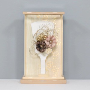 匠一好 【詩音桜 つまみ 羽子板 9号】 羽子板飾り アクリルケース飾り 羽子板｜木製｜和モダン｜カンザシ｜コンパクト