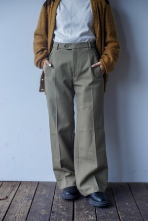 【monoya】french military dress pants