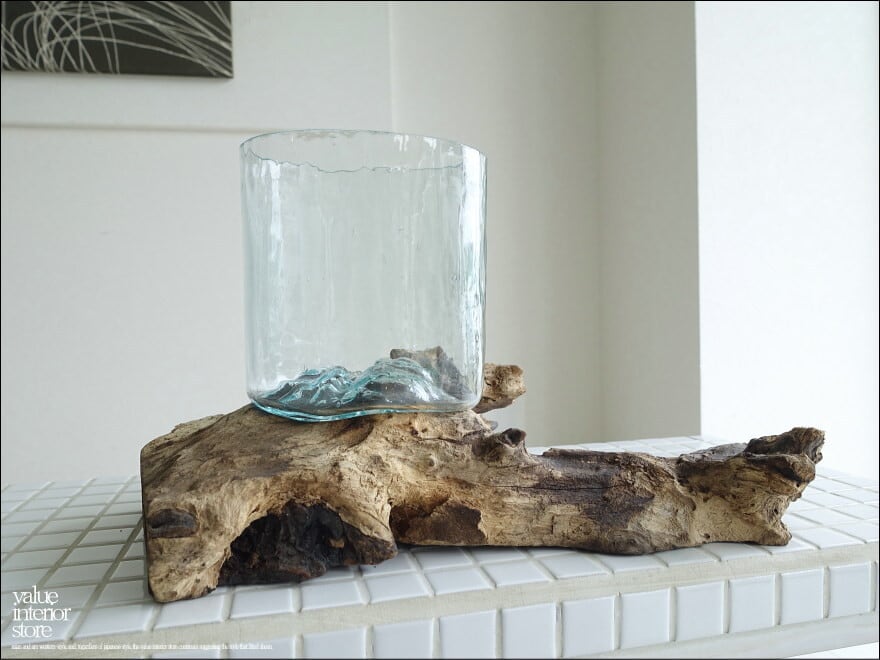 流木ガラス フラワーベース③ FLOWER VASE / フラワーベース | 流木