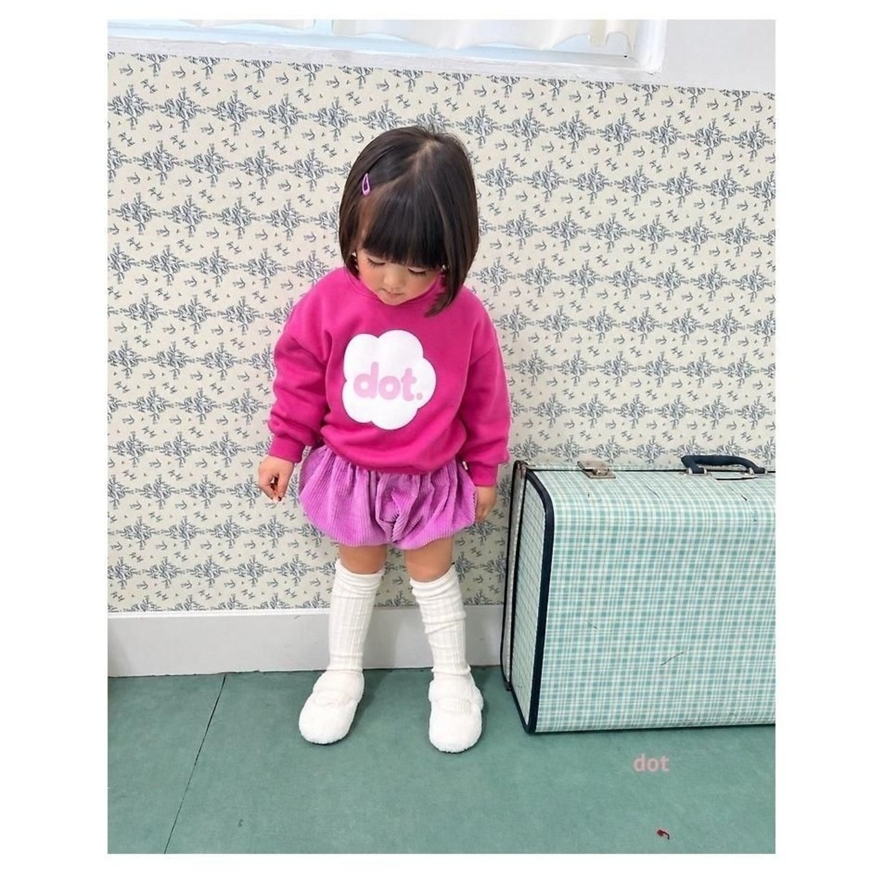 ドット / dot. / ドットトレーナー / 韓国子供服 / キッズ / 26winter〖取寄〗*XS~XL*