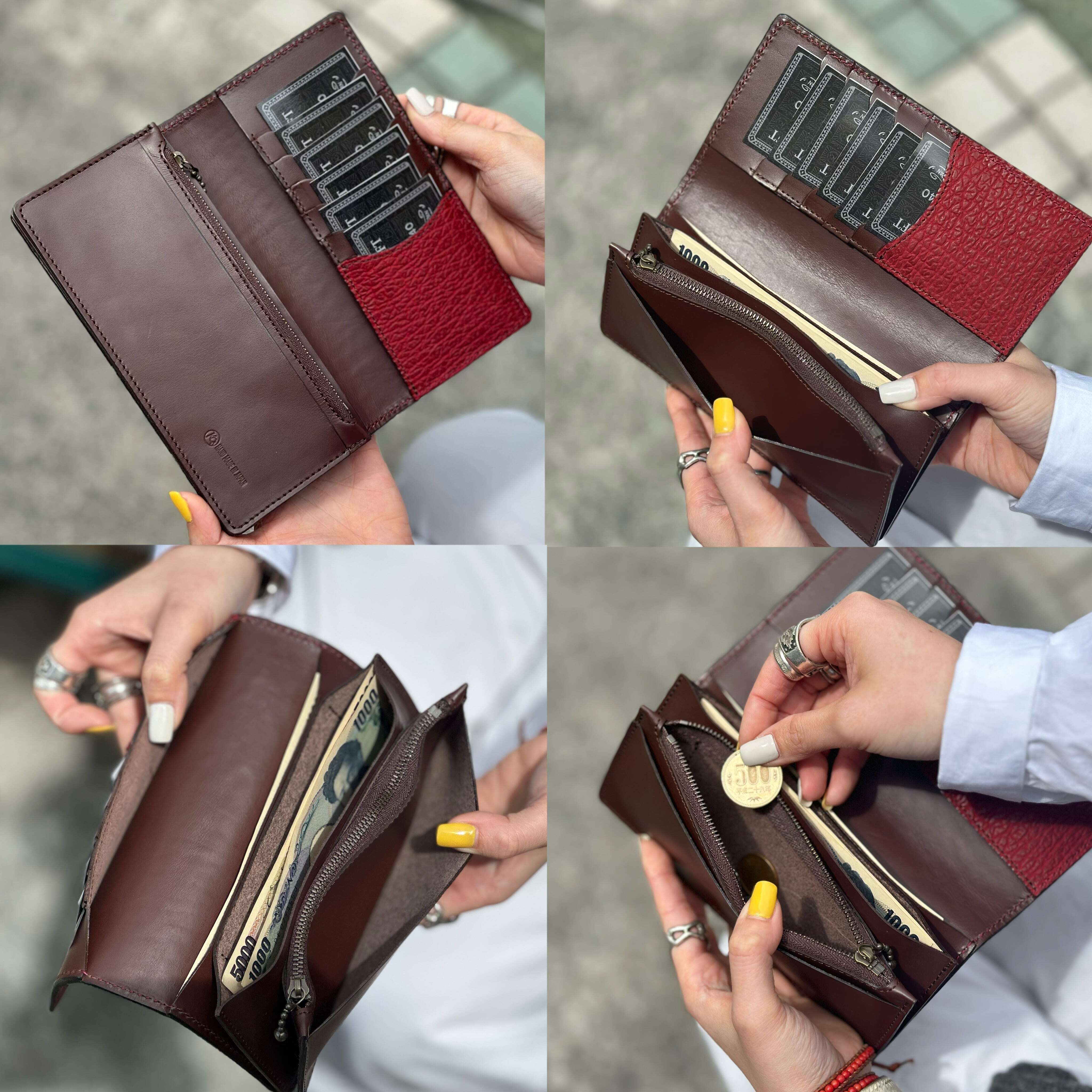 直営店限定商品】ウォレット スタンダード ヌバック クロコダイル