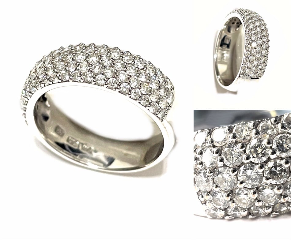 Ponte Vecchio ポンテヴェキオ エテルノ ダイヤモンド リング K18 WG  