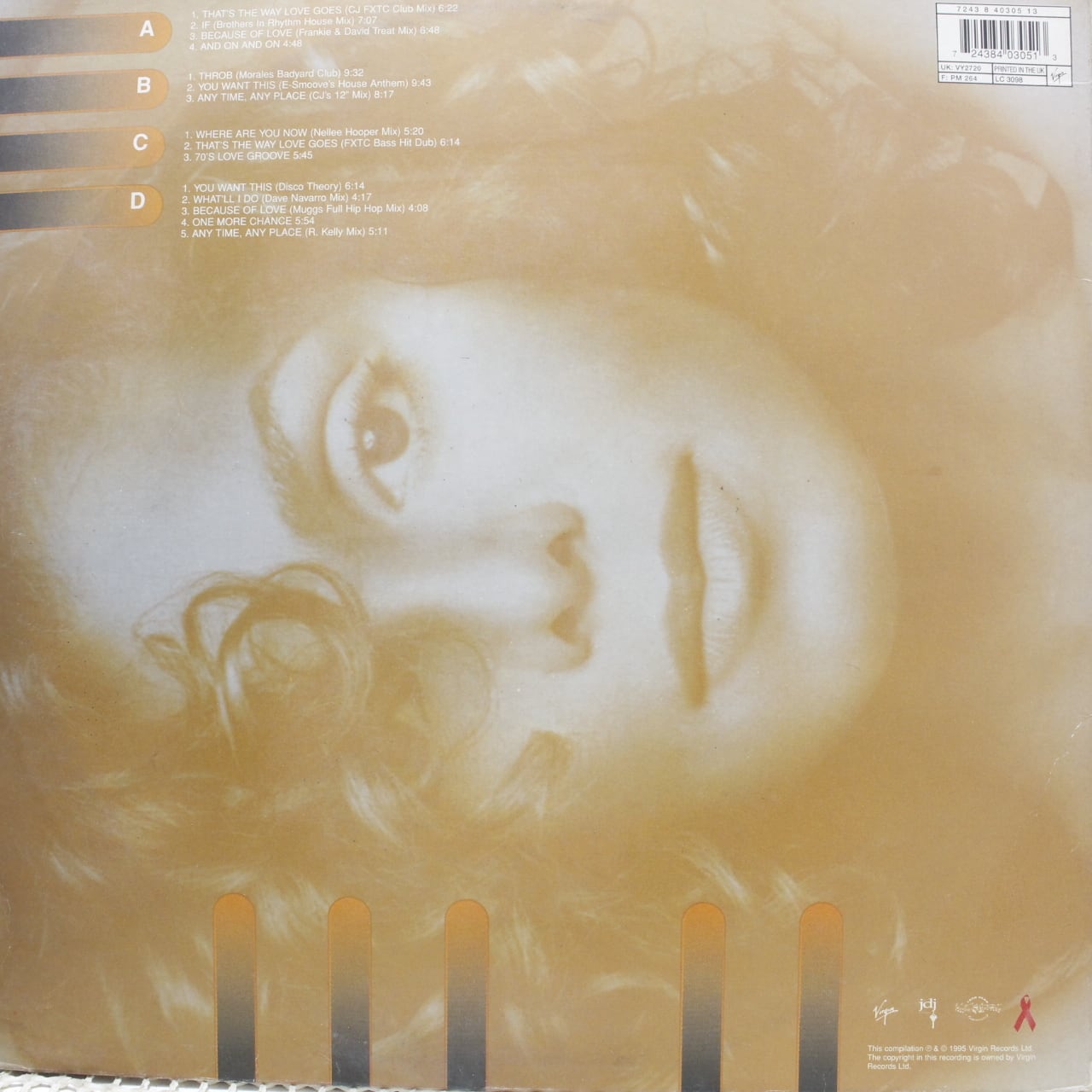 Janet Jackson / Janet.Remixed [7243 8 40305 1 3, VY2720] - 画像2