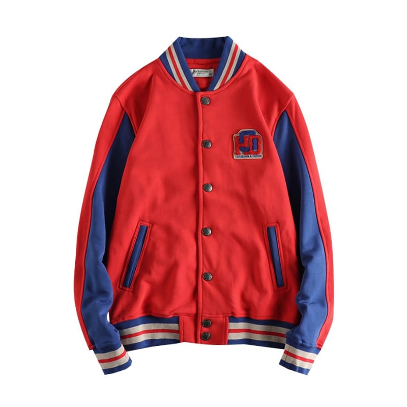 レトロアメリカン バッチワッペン スタジアムジャンパー L0141