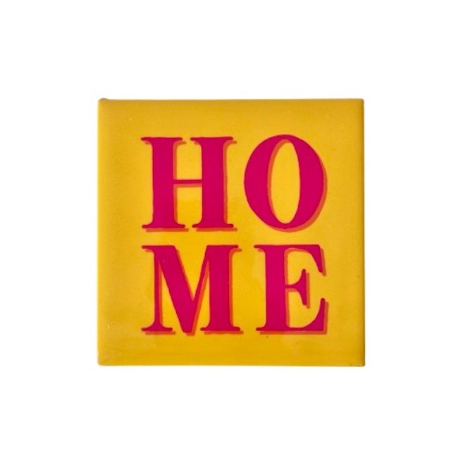 Wall Art Message Tiles "HOME" ウォールアートタイル 壁掛けタイル