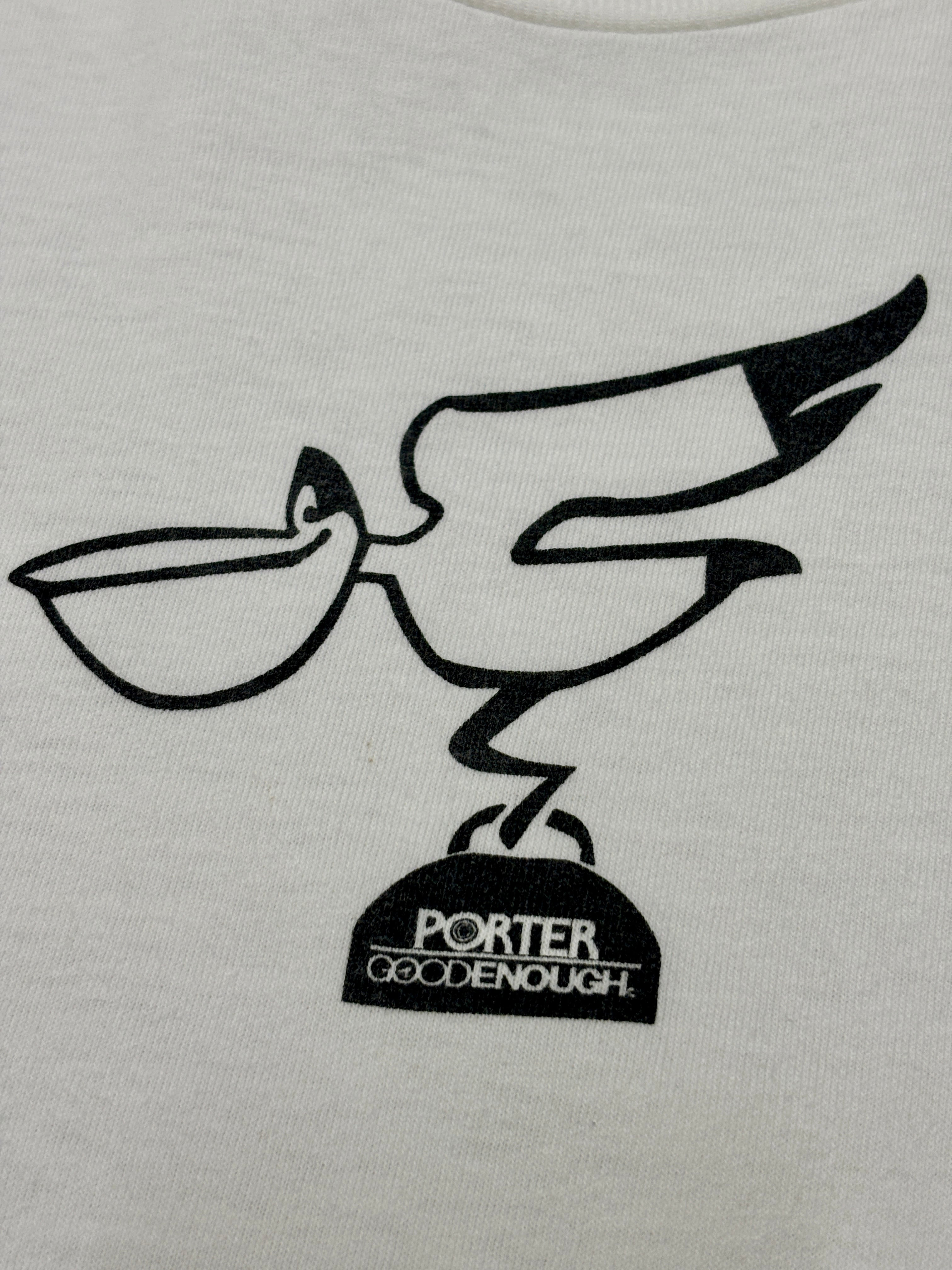 PORTER × GOODENOUGH/Logo print Tee/ONEITA/L/ロゴプリントT/Tシャツ